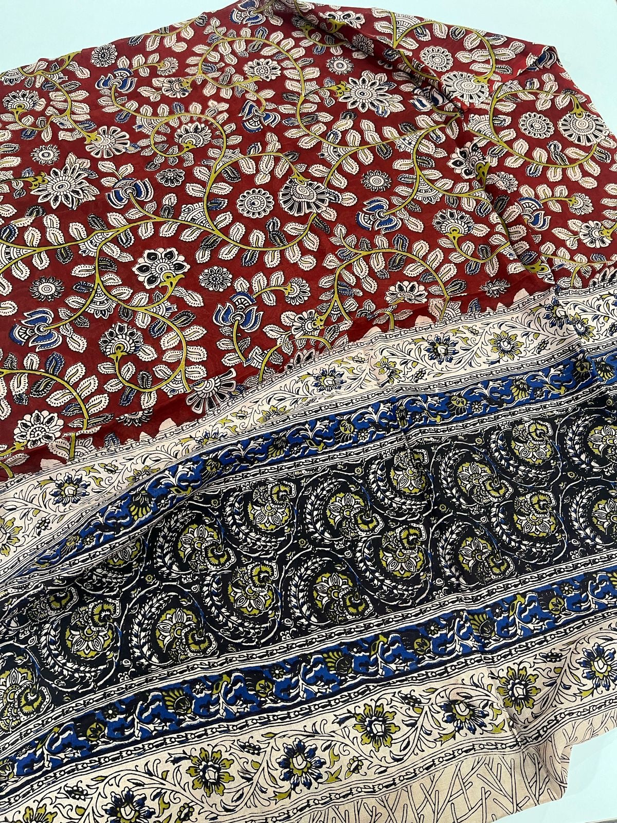 Smaya coord sets with kalamkari shawl